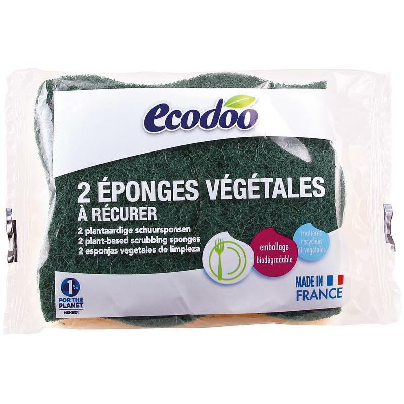 Ecodoo Schuurspons plantaardig bio 2st