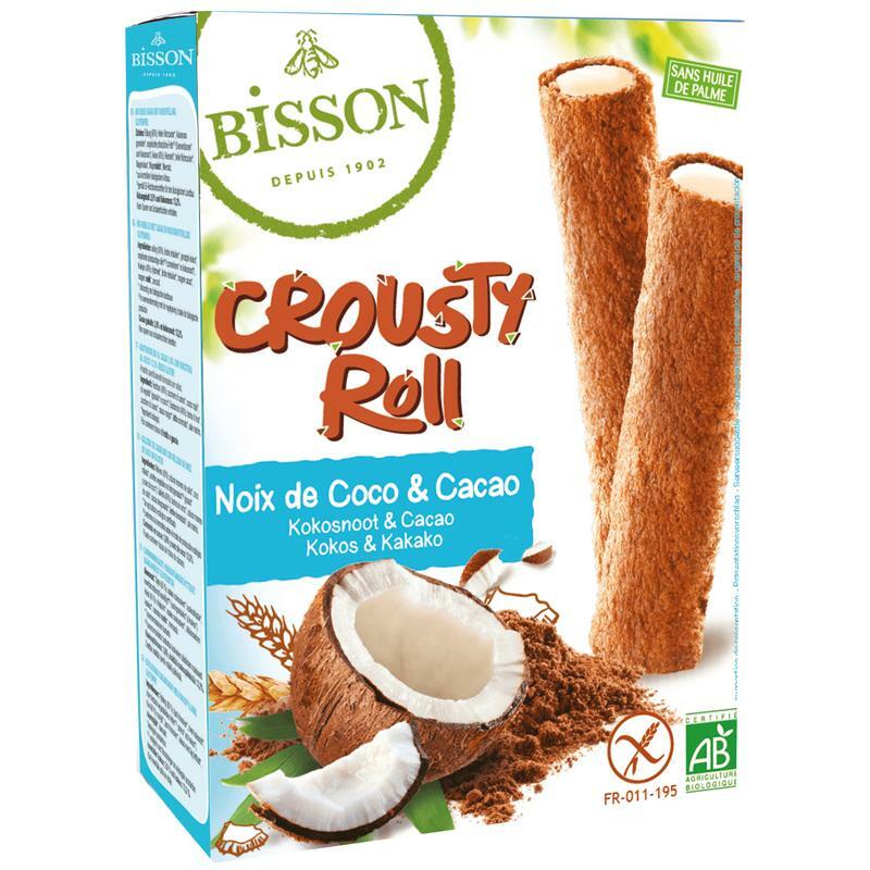 Bisson Crousty roll kokos cacao bio 125g