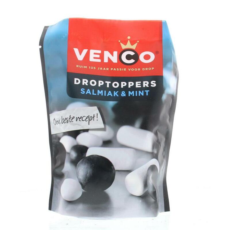 Venco Droptoppers salmiak mint 210g