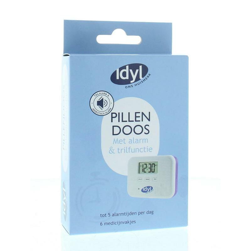 Idyl Pillendoos met alarm en trilfunctie 6-vaks 1st