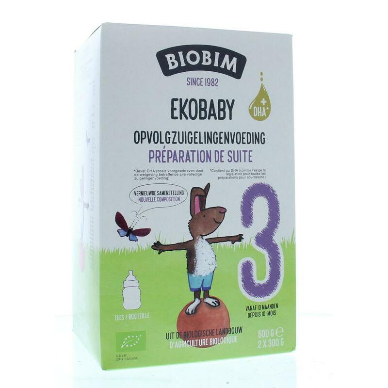 Biobim Ekobaby 3 opvolgzuigelingenvoeding 10+ maand bioen 600g
