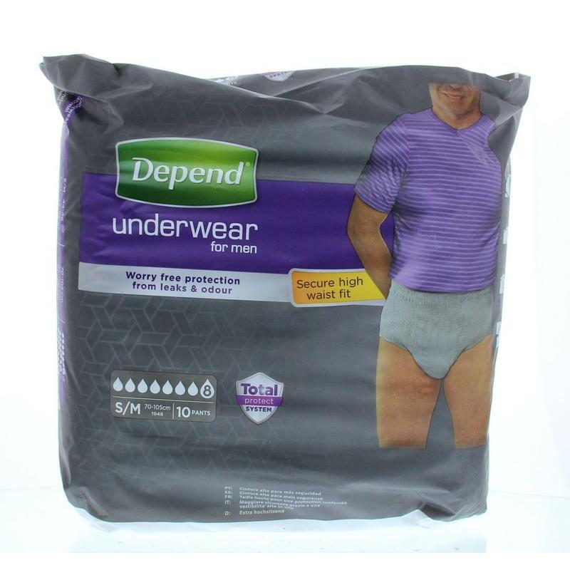 Depend Pants men super S/M 10st