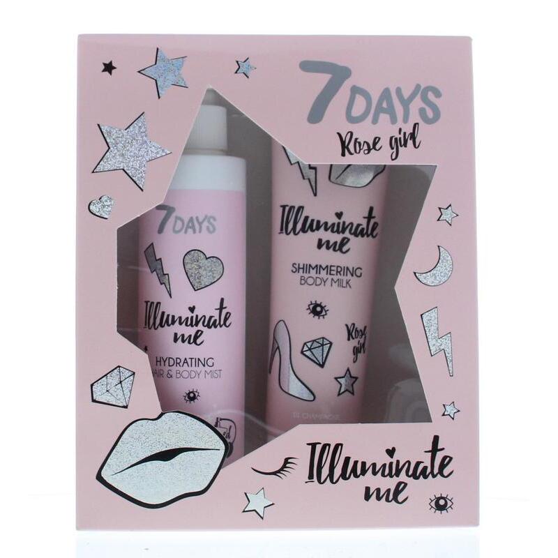 7DAYS Geschenkverpakking illuminate me mist & body 1set