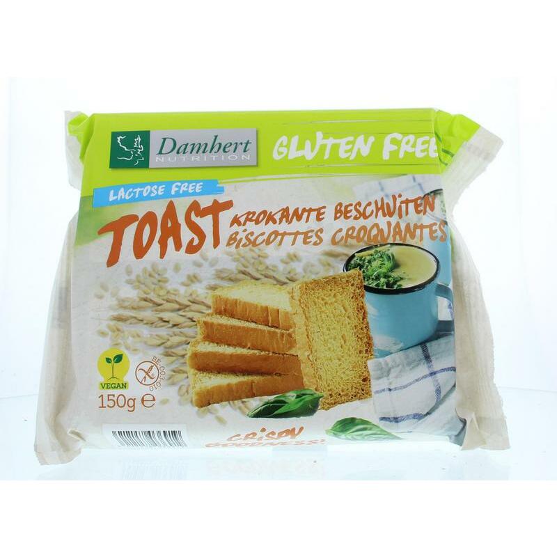 Damhert Toast glutenvrij 150g