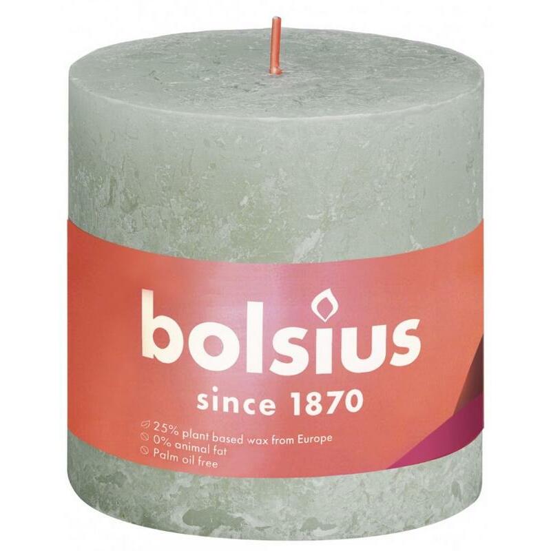 Bolsius Stompkaars shine 100/100 foggy green 1st