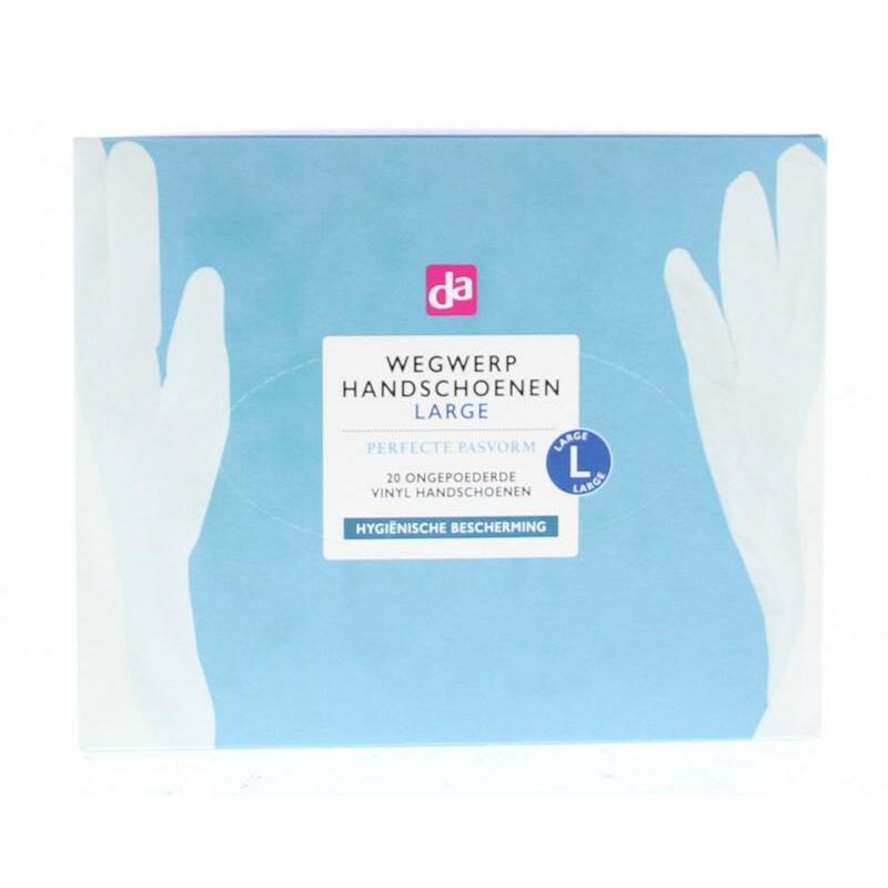 DA Wegwerphandschoen vinyl maat L 20st