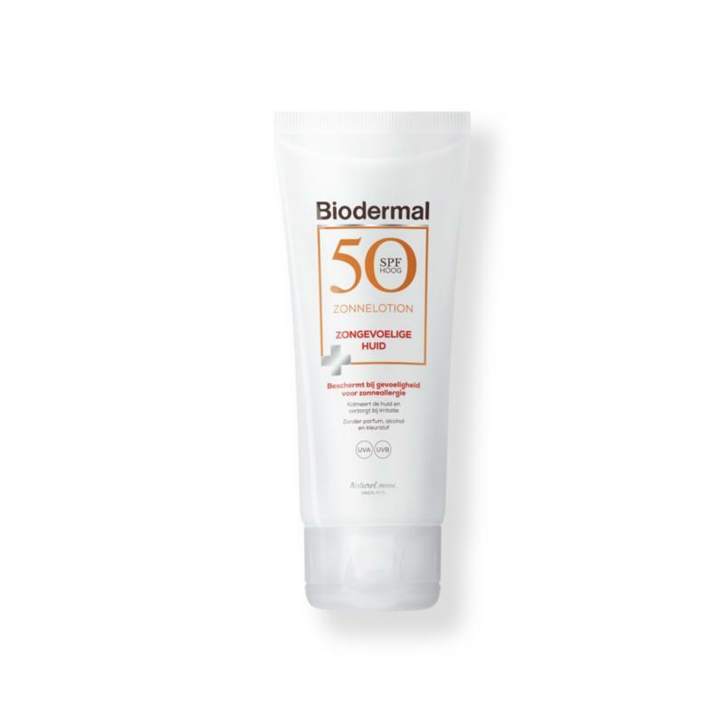 Biodermal Zonnelotion gevoelige huid SPF50 100ml