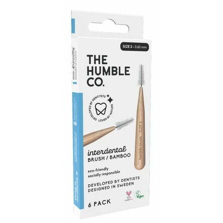 The Humble Co Interdental borstel 0.60 mm blauw 6st