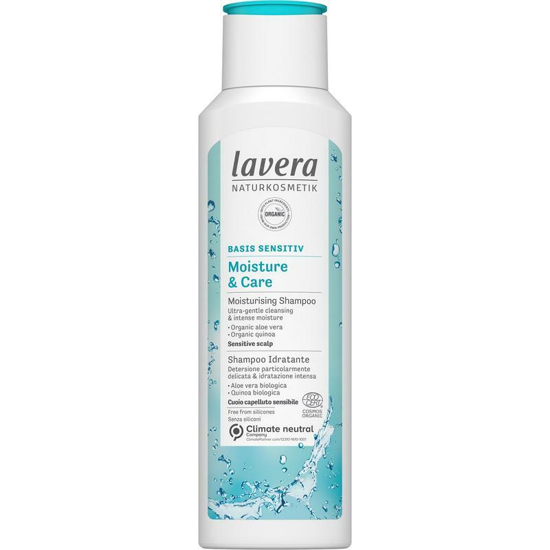 Lavera Basis Sensitiv shampoo moisture & care bio EN-IT 250ml