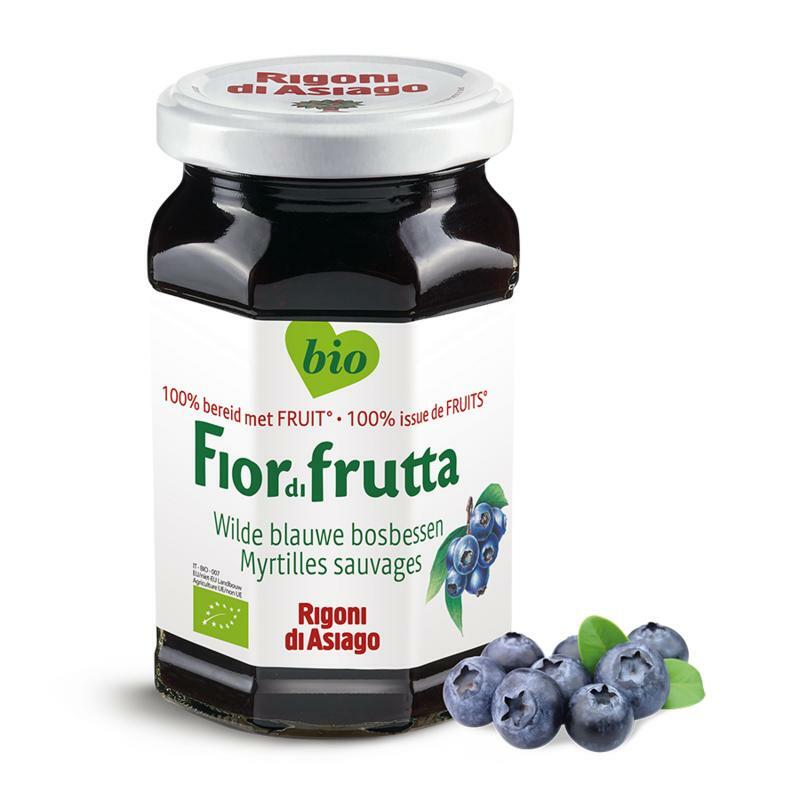 Fiordifrutta Wilde blauwe bosbessen jam bio 630g