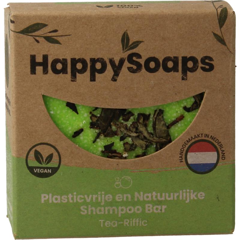 Happysoaps Shampoo bar tea-riffic 70g