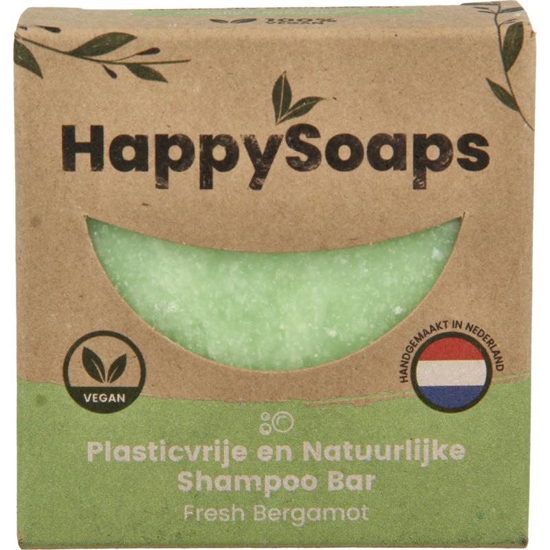 Happysoaps Shampoo bar fresh bergamot 70g