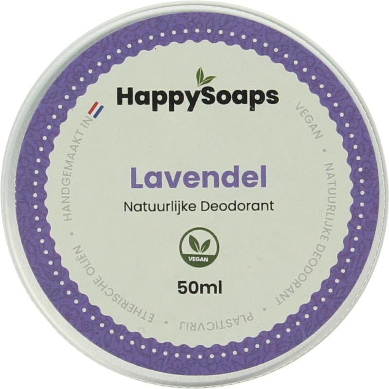 Happysoaps Deodorant lavendel 50g