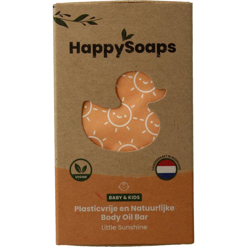 Happysoaps Baby & kids body oil bar little sunshine 60g