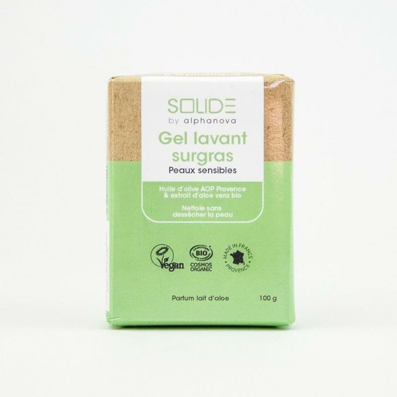 Alphanova Solide Cleansing gel gevoelige huid 100g