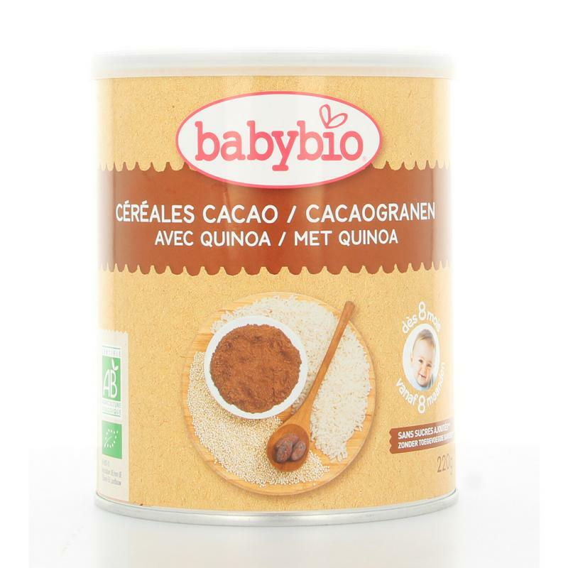 Babybio babygranen cacao 8 maand 220g