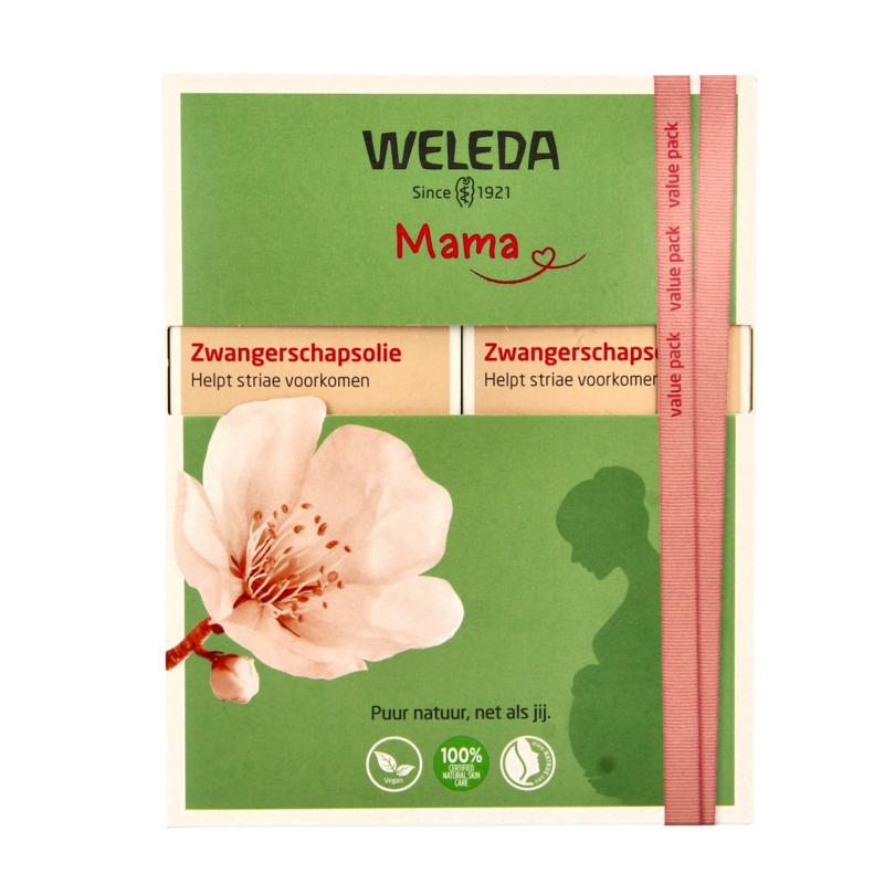 Weleda Mama voordeelset zwangerschapsolie duo 1set