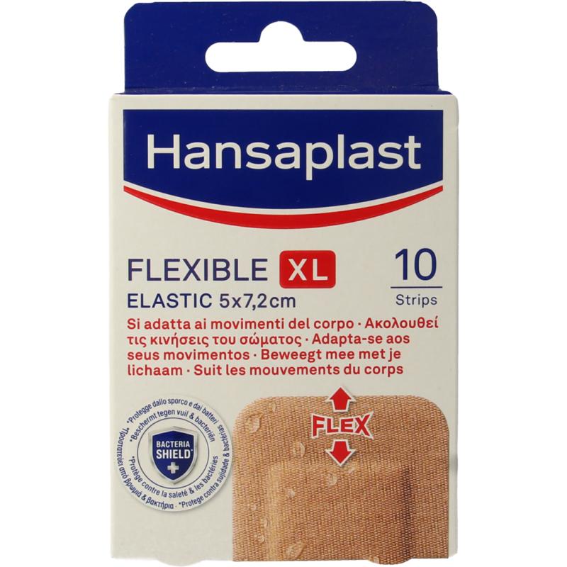 Hansaplast Flexible XL 5 x 7.2cm 10st