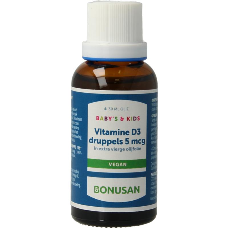 Bonusan Vitamine D3 kind 5mcg 30ml