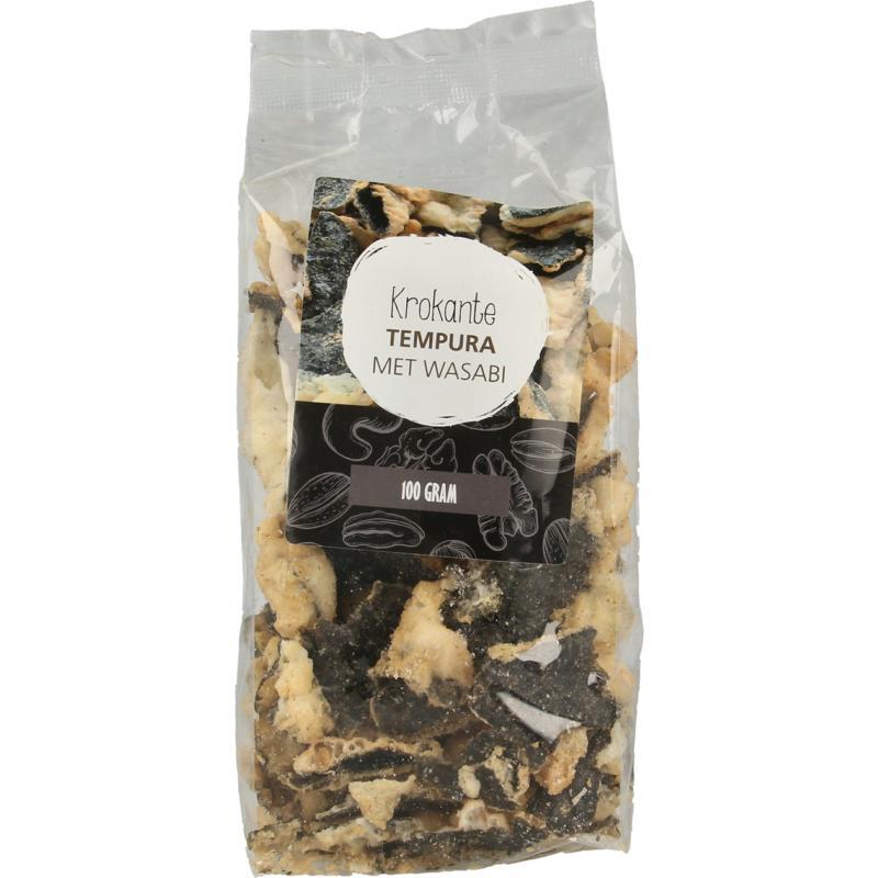 Mijnnatuurwinkel Tempura seaweed wasabi 100g