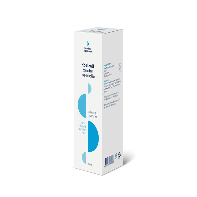 Service Apotheek Koelzalf zonder rozenolie doosje met bijsluiter 100g