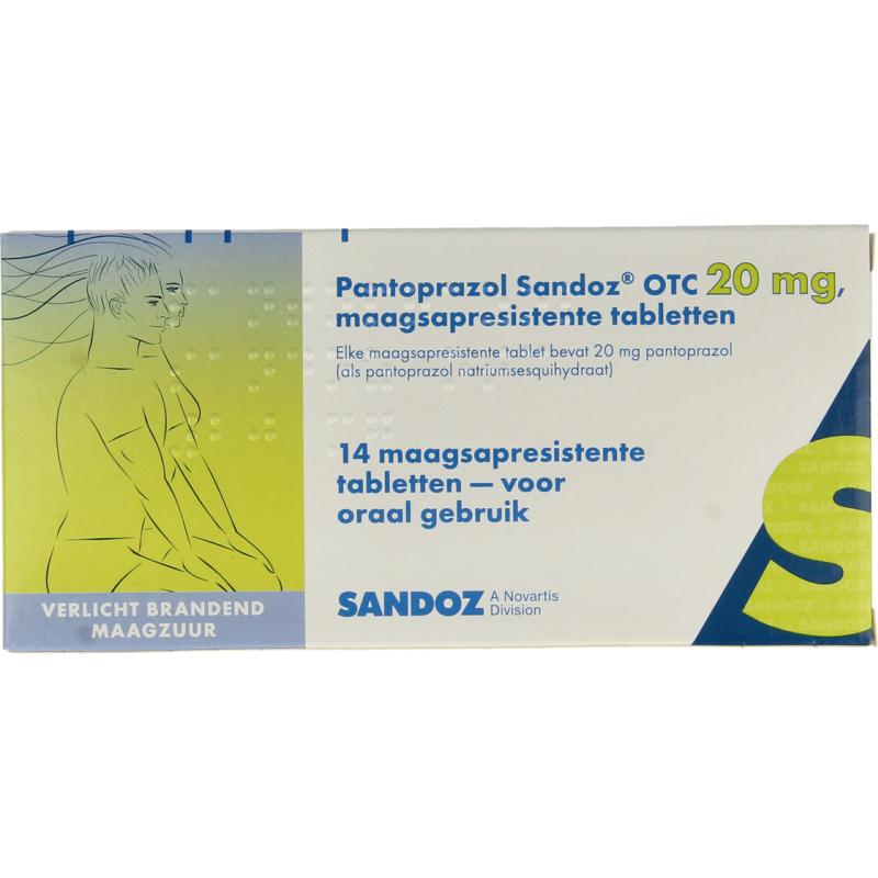 Sandoz Pantoprazol 20mg 14st