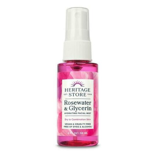 Heritage Store Rosewater with glycerin 59ml