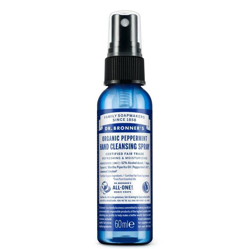 Dr Bronners Handspray pepermunt 60ml