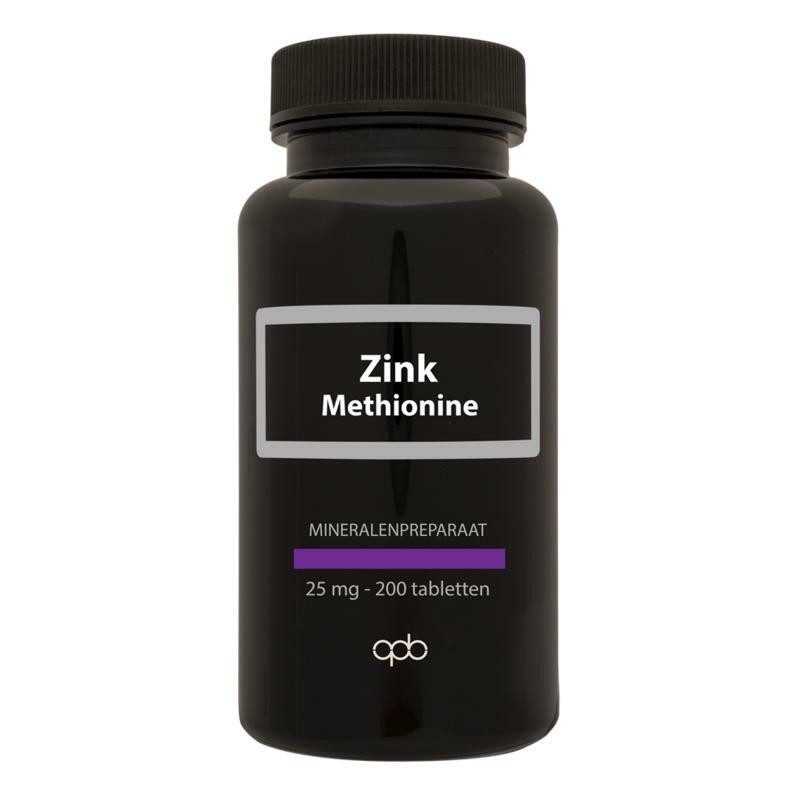 Apb Holland Zink methionine 25mg 200tb