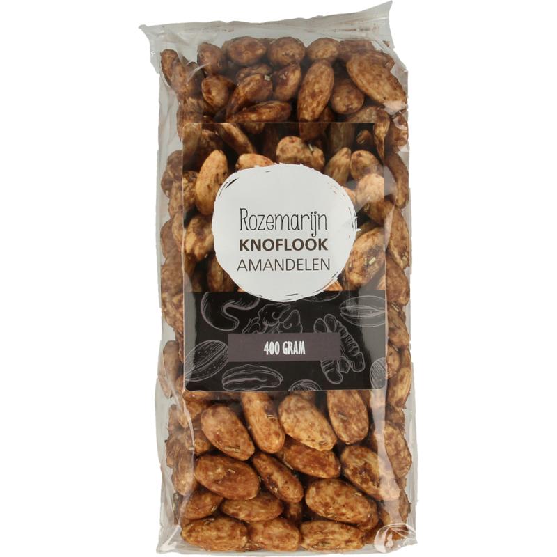 Mijnnatuurwinkel Amandelen rozemarijn knoflook 400g