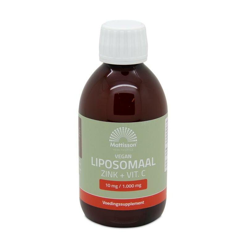 Mattisson Liposomaal zink + vitamine C 250ml