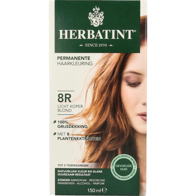 Herbatint 8R Licht koper blond 150ml