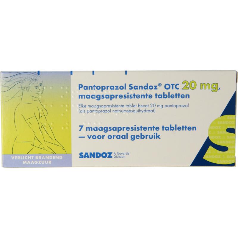Sandoz Pantoprazol 20mg 7st