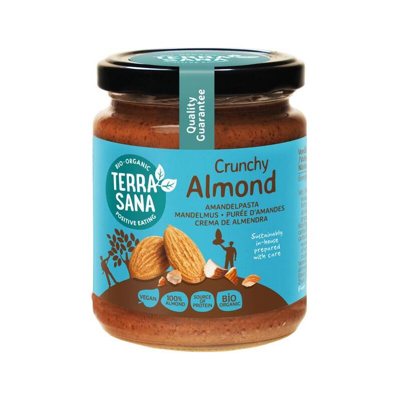 Terrasana Amandelpasta bruin crunchy bio 250g