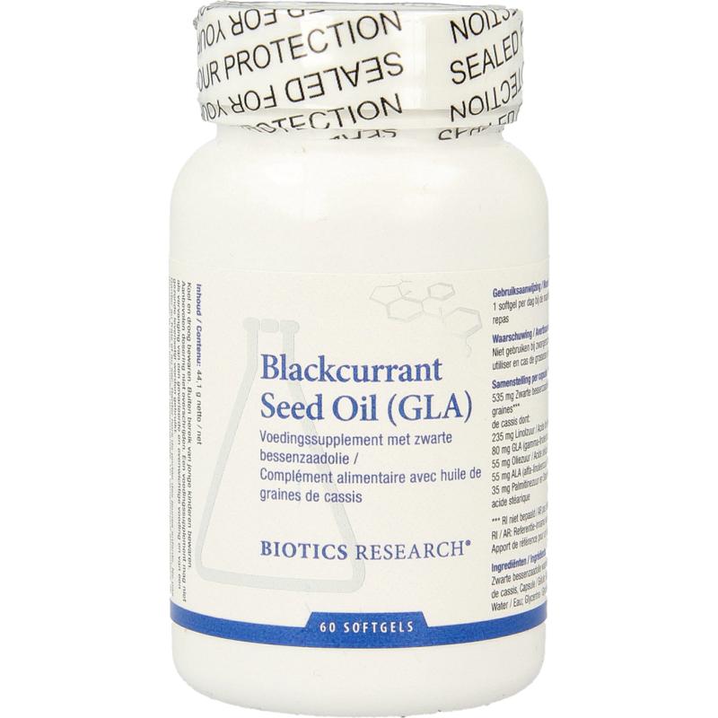 Biotics Zwarte bessenzaad olie 60ca