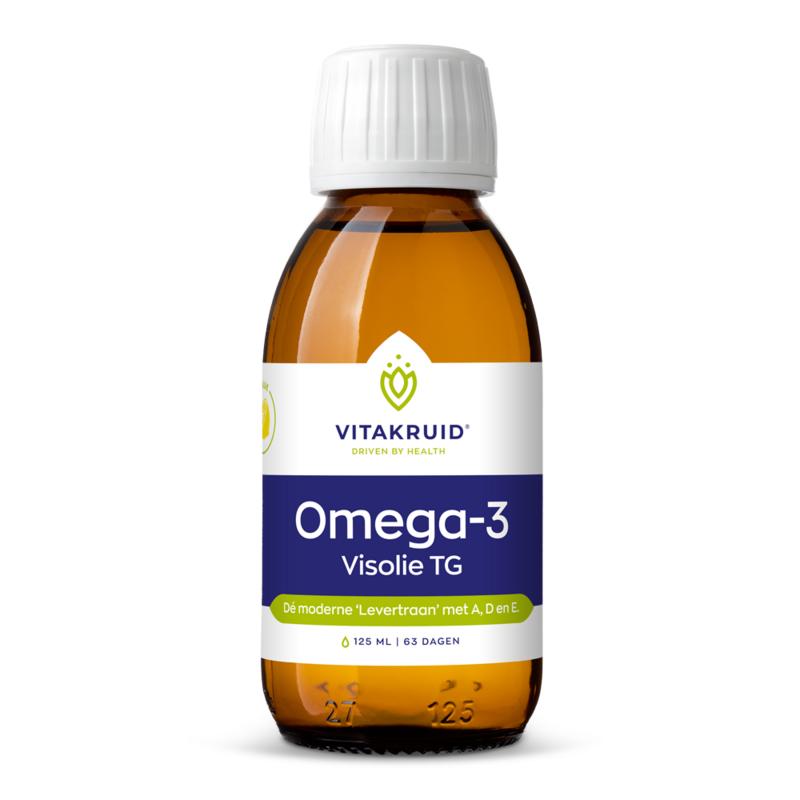 Vitakruid Visolie TG vloeibaar met A. D en E 125ml