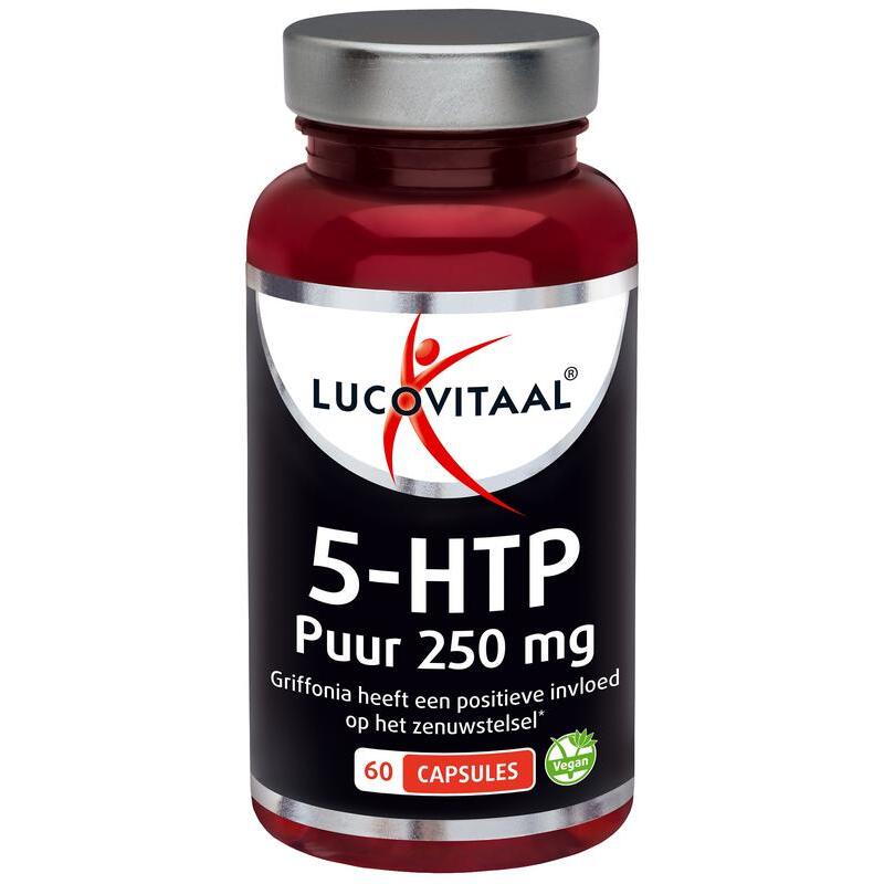 Lucovitaal 5-HTP puur 250mg vegan 60ca