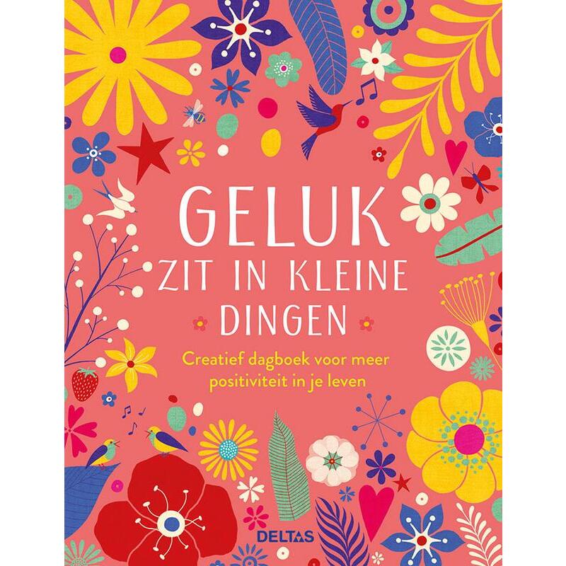Deltas Creatief dagboek geluk zit in kleine dingen boek