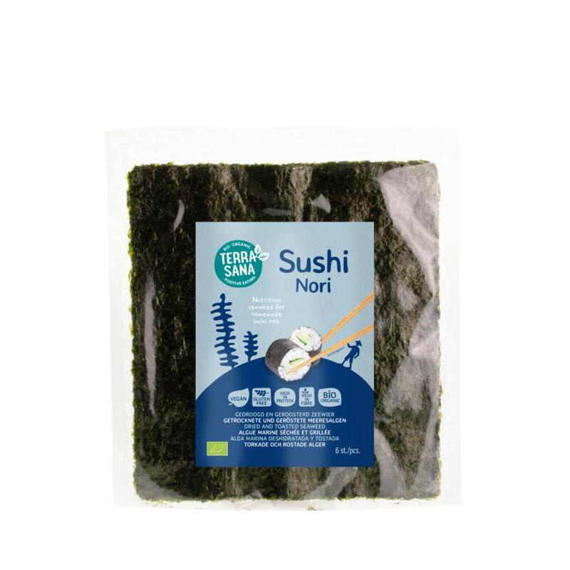 Terrasana Sushi nori geroosterd bio 15g