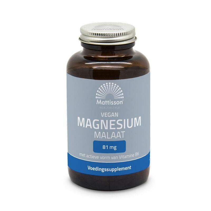 Mattisson Magnesium malaat met actieve vorm vit. b6 90ca