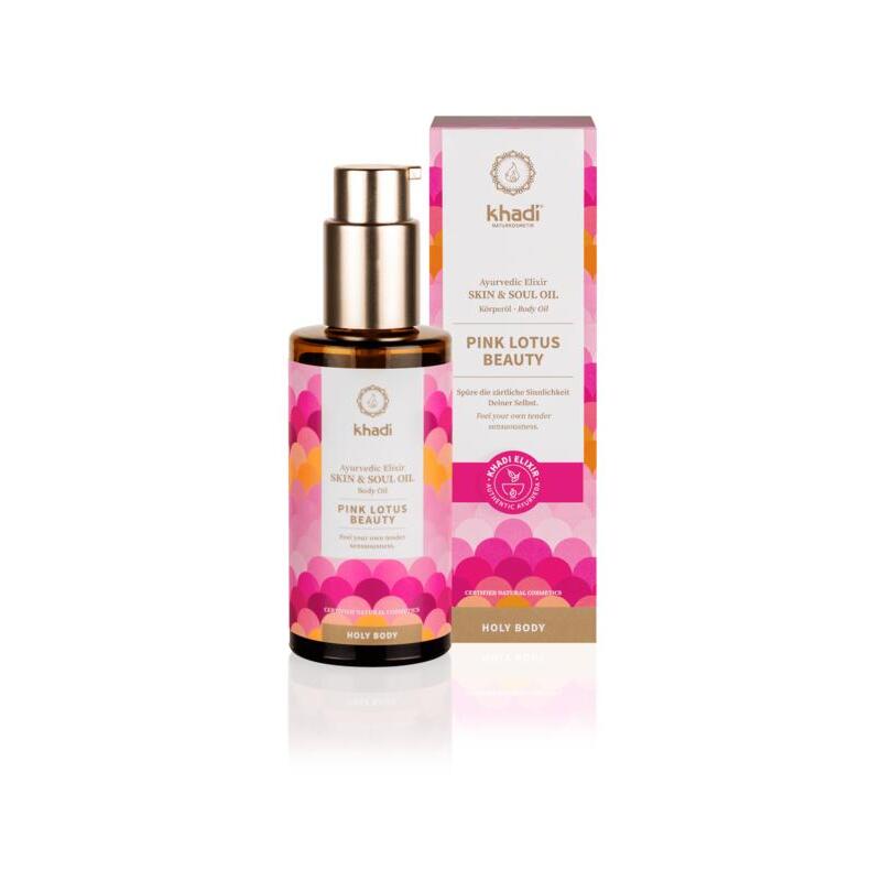 Khadi Ayurvedic holy body pink lotus 100ml
