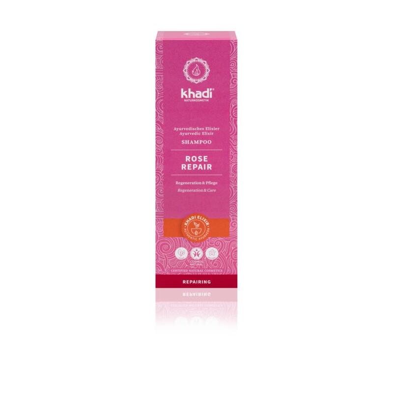 Khadi Ayurvedisch elixer shampoo rose repair 200ml