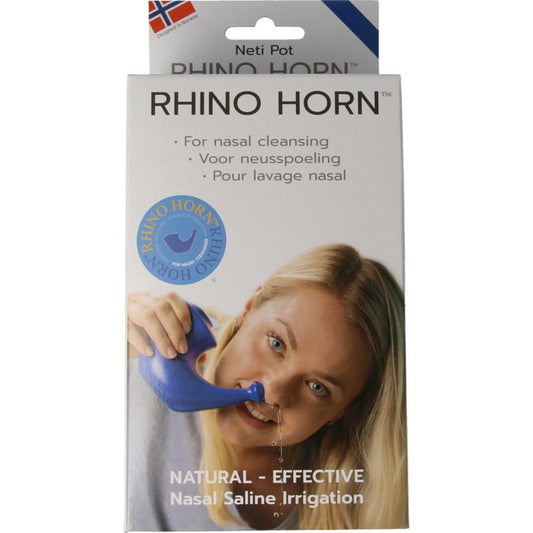 Rhino Horn Neusspoeler blauw 1st