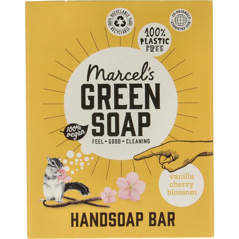 Marcel's GR Soap Handzeep bar vanilla & cherry blossom 90g