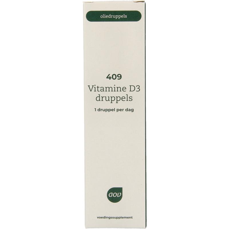 AOV 409 Vitamine D3 druppels 25 mcg 15ml