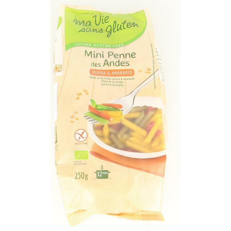 Ma Vie Sans Tricolor mini penne glutenvrij bio 250g
