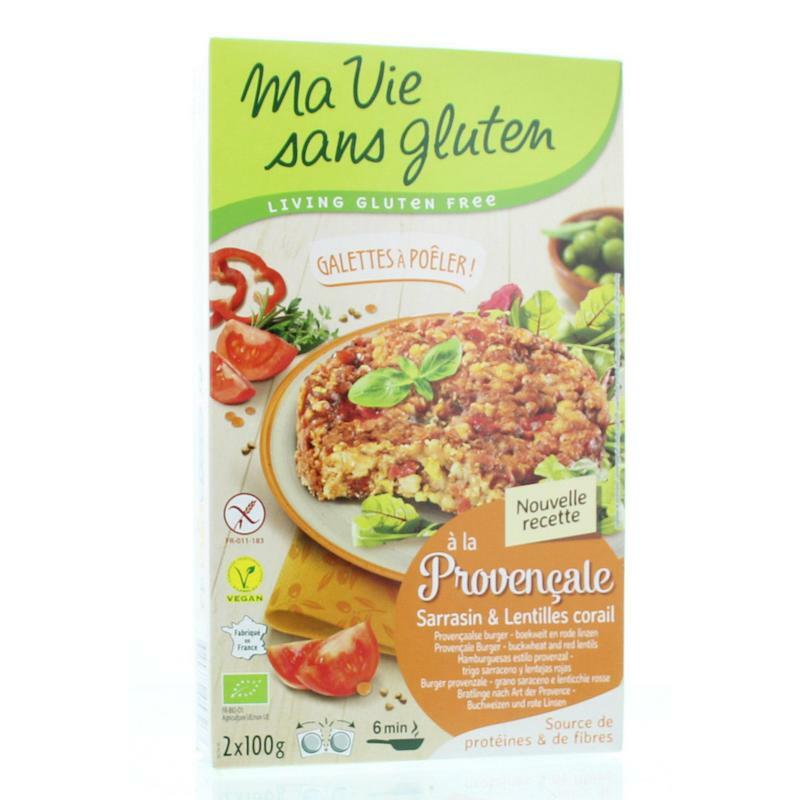 Ma Vie Sans Provencaalse burgers 2x100g glutenvrij vegan bio 2x100g