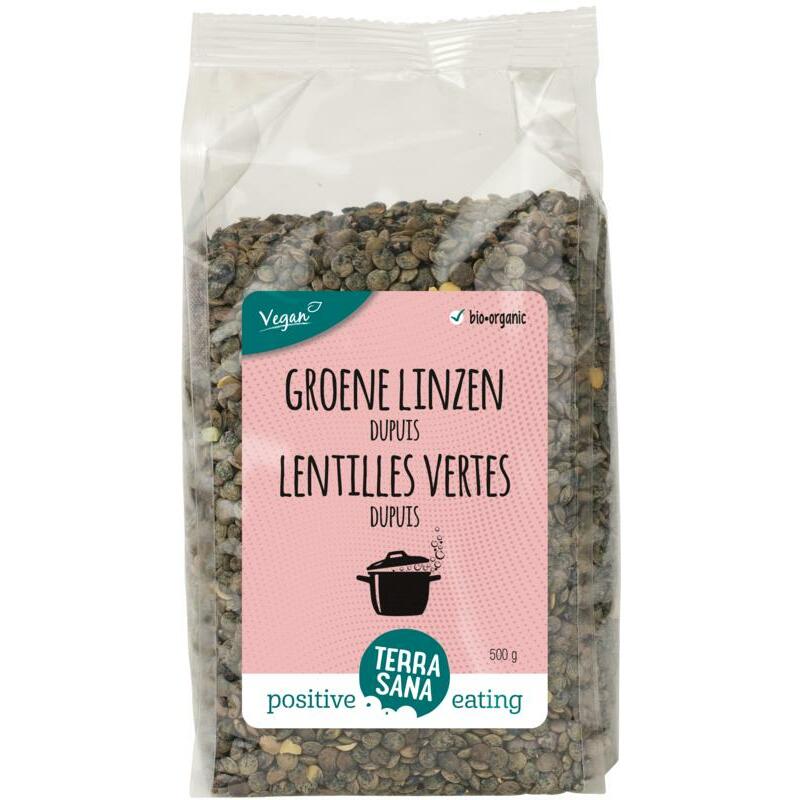 Terrasana Groene linzen dupuis bio 500g