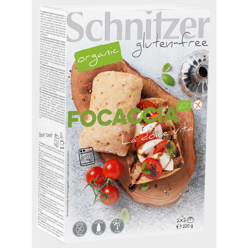 Schnitzer Focaccia broodjes bio 4st