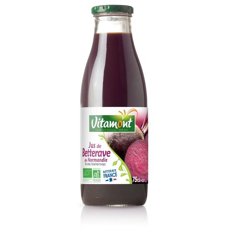 Vitamont Puur rode bietensap bio 750ml